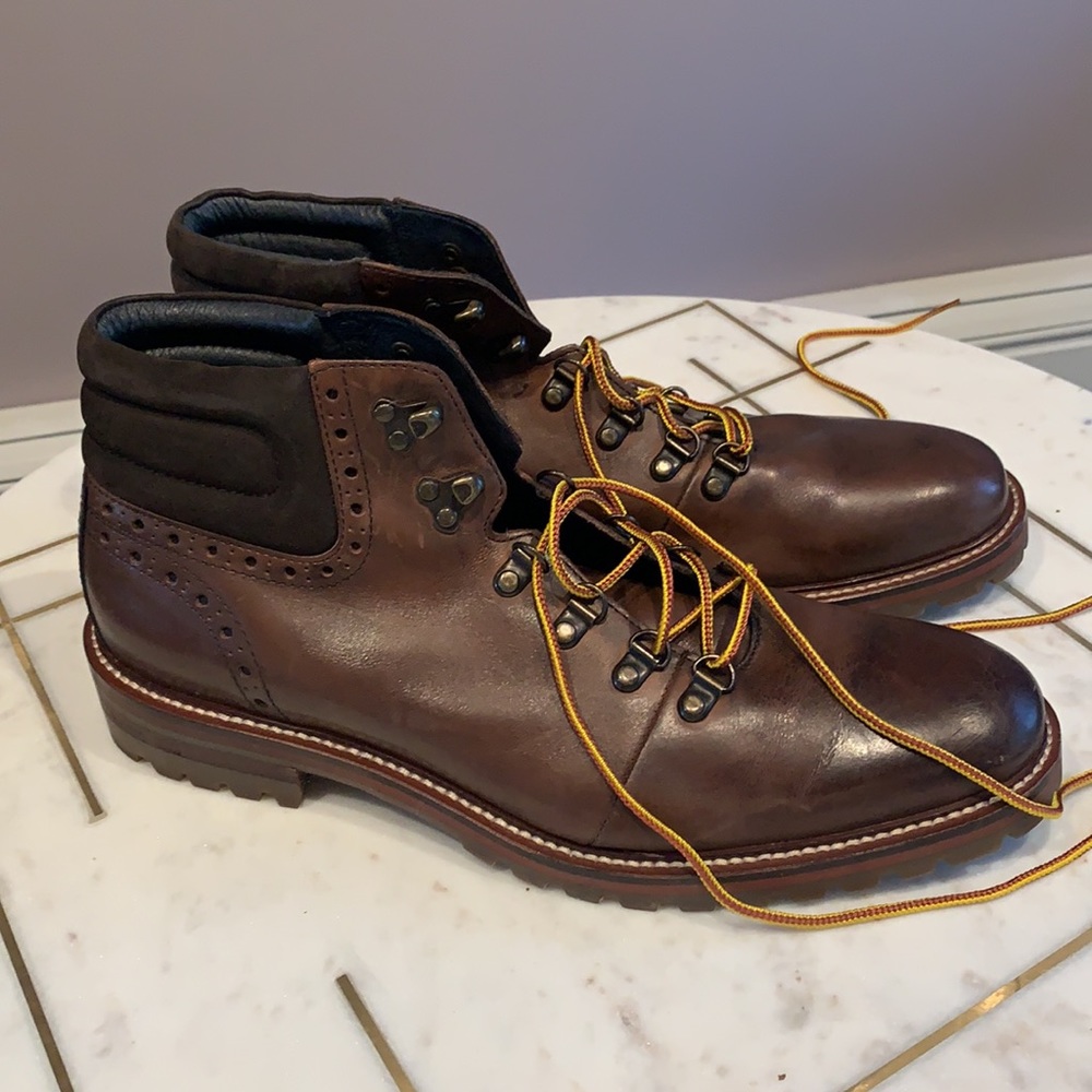 Johnston & Murphy J&M Cap Toe Boots, 10